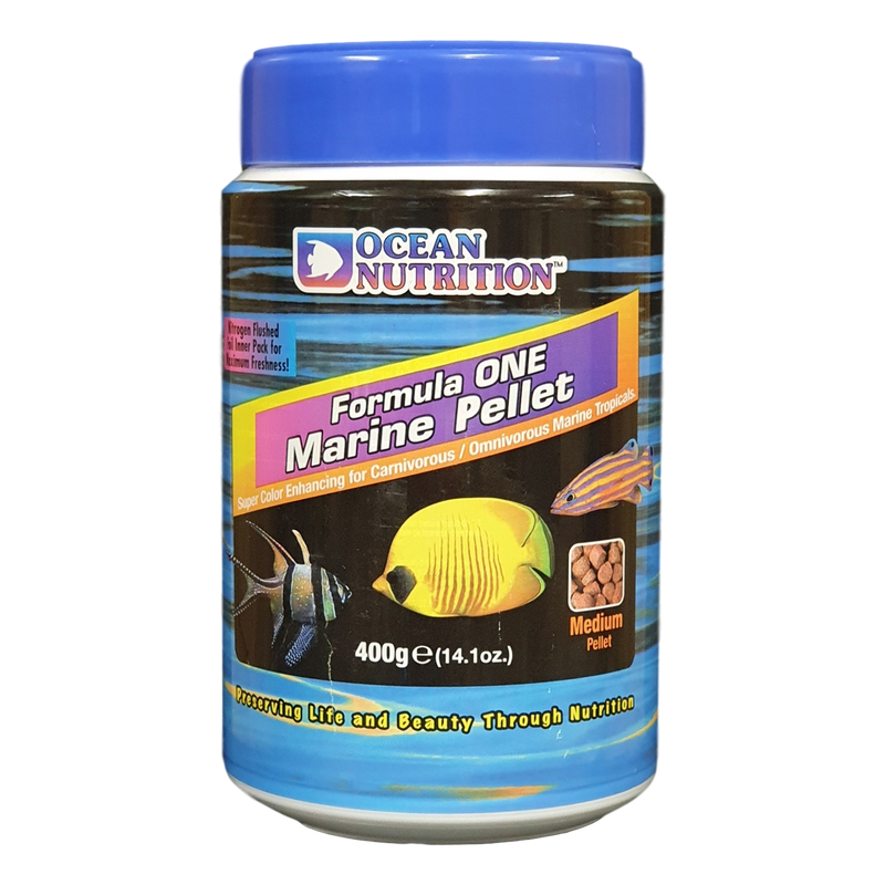 Ocean Nutrition Formula One Marine Pellets Medium Size 400g - RBM Aquatics  