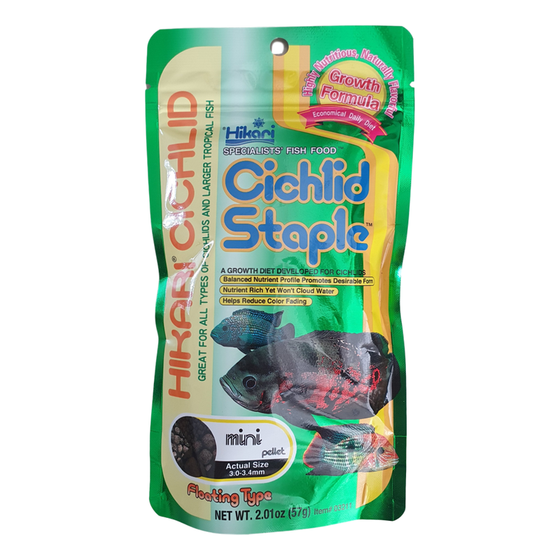 Hikari Cichlid Staple | Mini Floating Pellets | 57G - RBM Aquatics